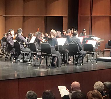 The Philadelphia Philharmonic playing at the Mondavi Center at UC Davis, Davis, California