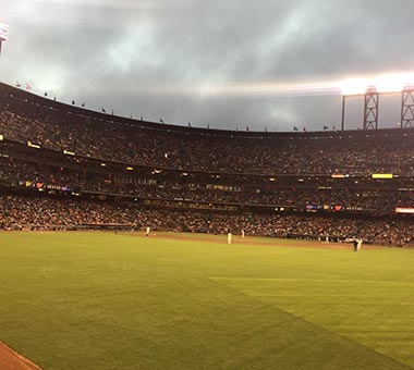 San Francisco Giants game, AT&T Park, San Francisco, California